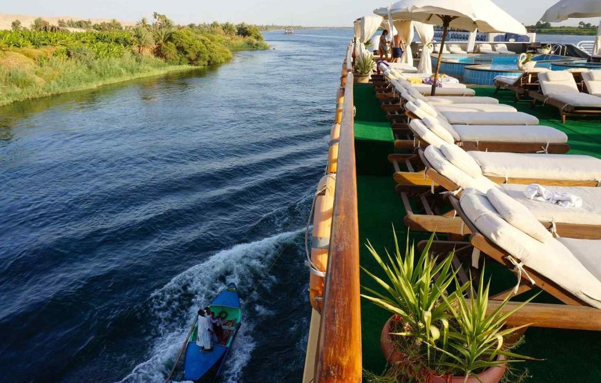 Croisière sur le Nil d&rsquo;Assouan à Louxor : 4 Jours Express en Navire 5 Étoiles
