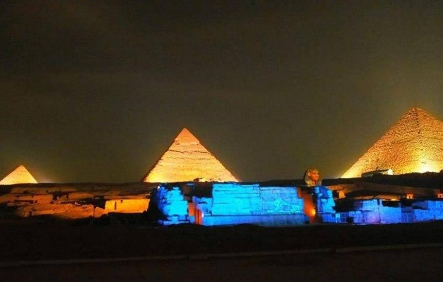 Spectacle son & lumière aux pyramides